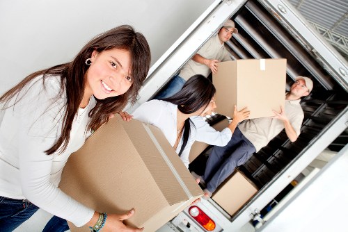 Experienced team planning an office move with storage solutions